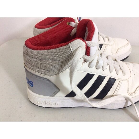 Adidas Hoops High Top White Sneakers Mens 6 main image 6